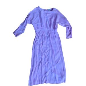 & Other Stories satin midi dress